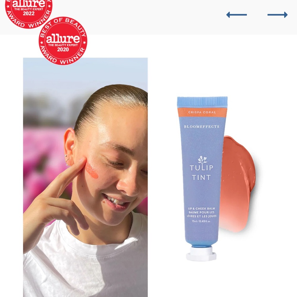 Bloom Effects TULIP TINT LIP & CHEEK BALM Crispa Coral 13ML